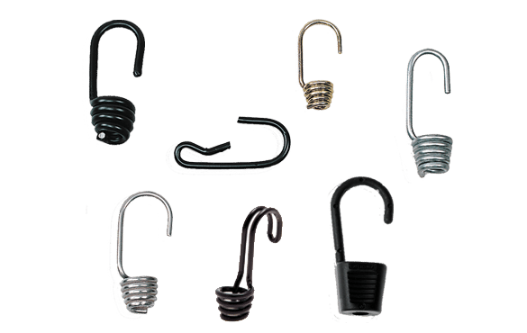 Bungee cord accessory hooks