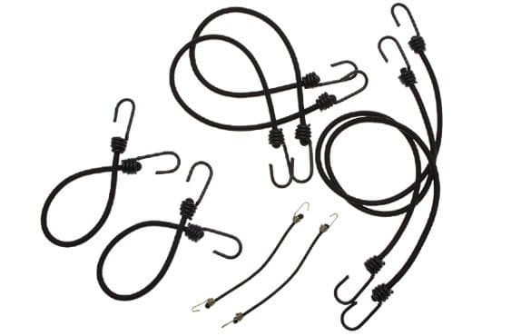 Selection of 8 tensioner bungee cords
