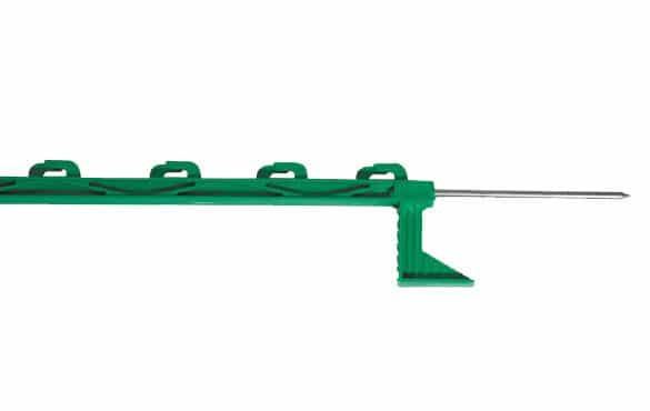 Piquet de clôture électrique double bêche 160cm Vert