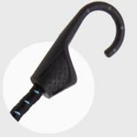 Premium Bungee cord with overmoulded steel hook