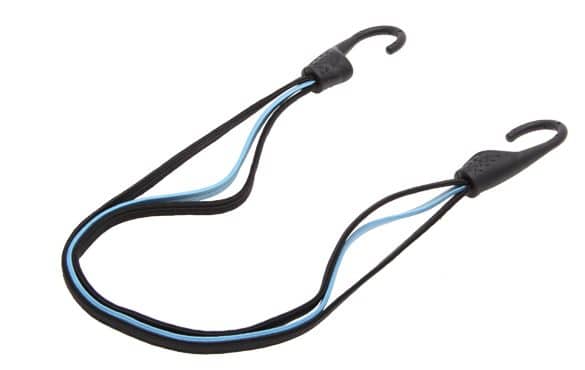 Flat bungee cord with 3 pieces
