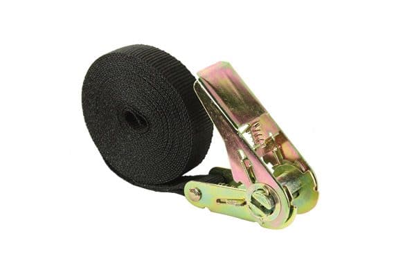 25-mm strap with ratchet tensioner
