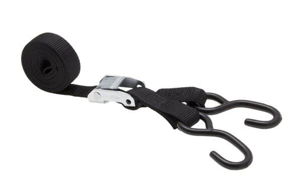 25-mm motorbike strap with 2 S-hooks – double pack