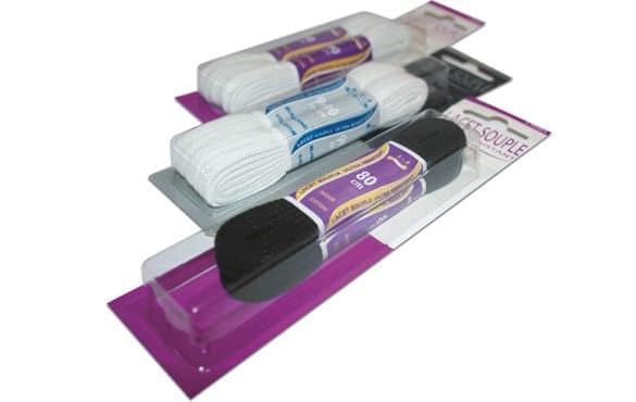 Laces blister pack