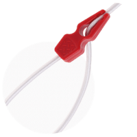 Adjustable elastic cord hook