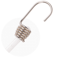 Bungee cord with multiple brackets hook