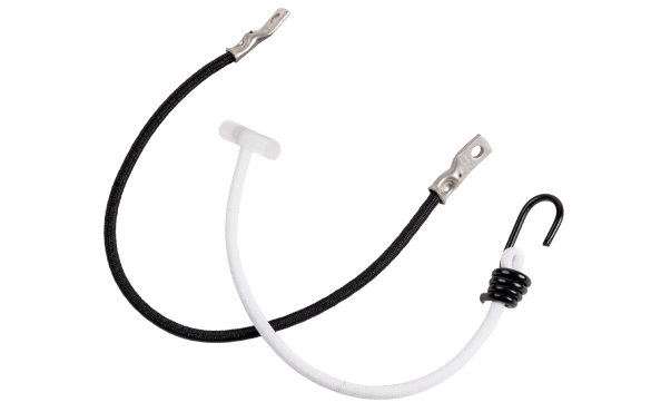 Advertising tensioner bungee cords