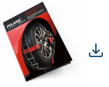 Polaire Steel Grip snow chain with front mounting - Joubert Group