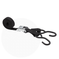 25mm motorbike strap with 2 S-hooks – double pack