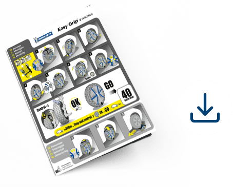 Chaine à neige EASY GRIP évolution - Michelin - EVO 11 - Label Emmaüs