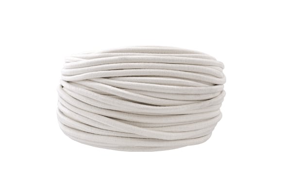 Cable-textile-coton-blanc