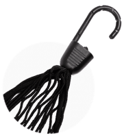 Filet De Maintien Pour Porte-bagages De Vélo - Noir élastique, Crochets Emboutis - Transport Sécurisé Panier Arrière