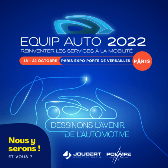 Nous serons présents pour l'édition 2022 d'Equip Auto, du 18 au 22 octobre 2022. 
Venez à notre rencontre : HALL 2.1 STAND B041 !