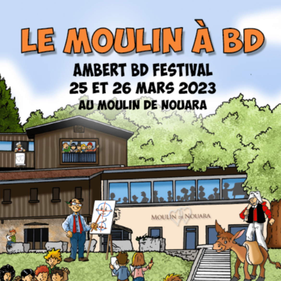 Joubert est le partenaire officiel du Moulin à BD