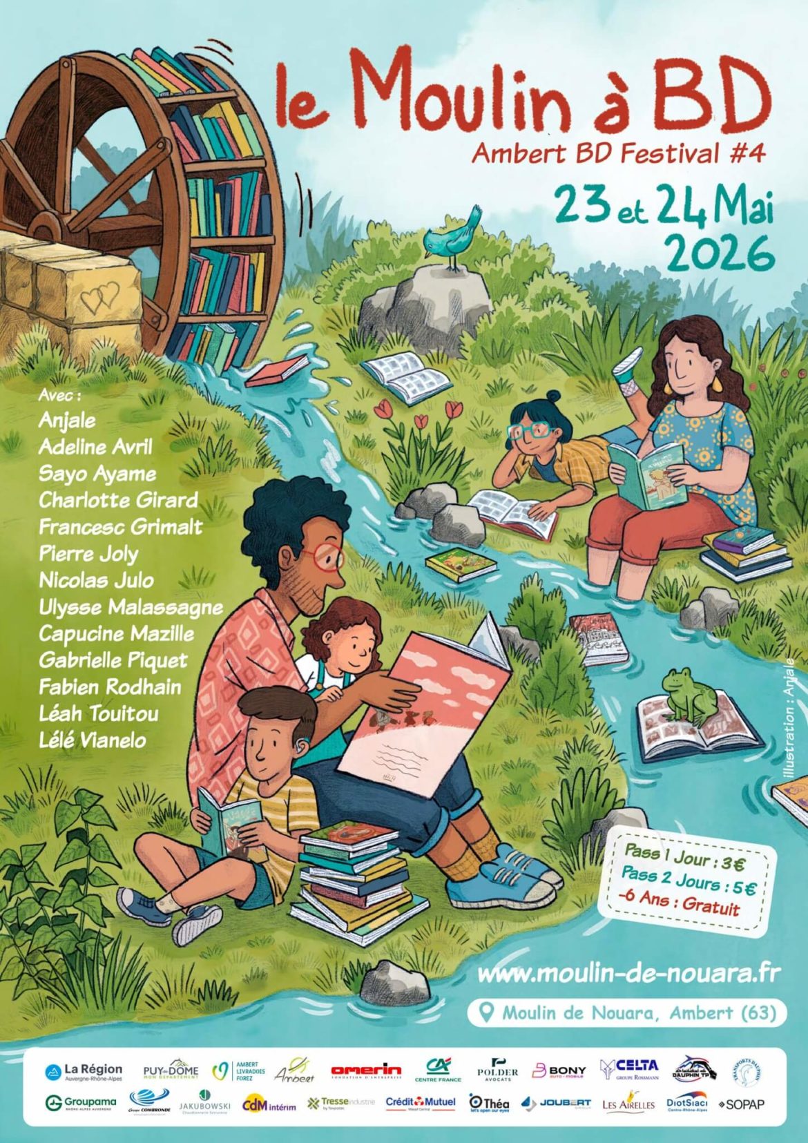 Affiche moulin à BD 2026 4e édition