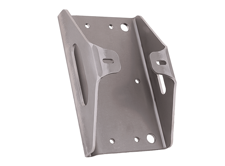 Metal fixing bracket for the Polaire Ezy Rack modular roof rack