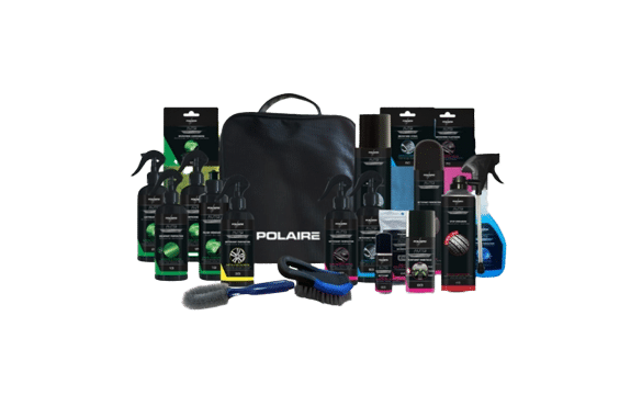 Gamme complète de produits Polaire pour le nettoyage et l’entretien intérieur et extérieur du véhicule