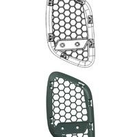 Grilles haut-parleur automobile conception Grilles de haut-parleur automobile avec design technique et perforations pour diffusion sonore optimale
