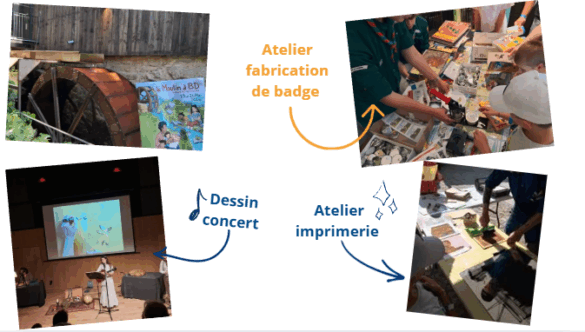 Moulin à BD ateliers